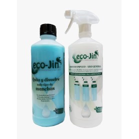 Detergente Concentrado Eco-Jin  SPA 1L + Mezclador