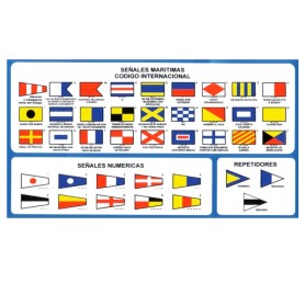 Adhesivo Código Internacional Señales Marítimas