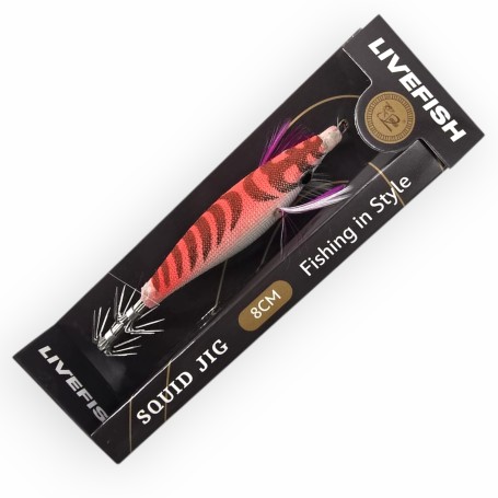 Pajarito Livefish para Calamares en Colores Naranja, Azul y Verde