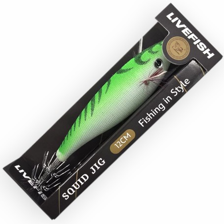 Pajarito Livefish para Calamares en Colores Naranja, Azul y Verde
