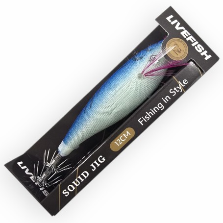 Pajarito Livefish para Calamares en Colores Naranja, Azul y Verde