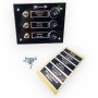Panel Eléctrico de  3 Interruptores con Fusible