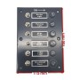 Panel 6 interruptores 115 x 160 mm