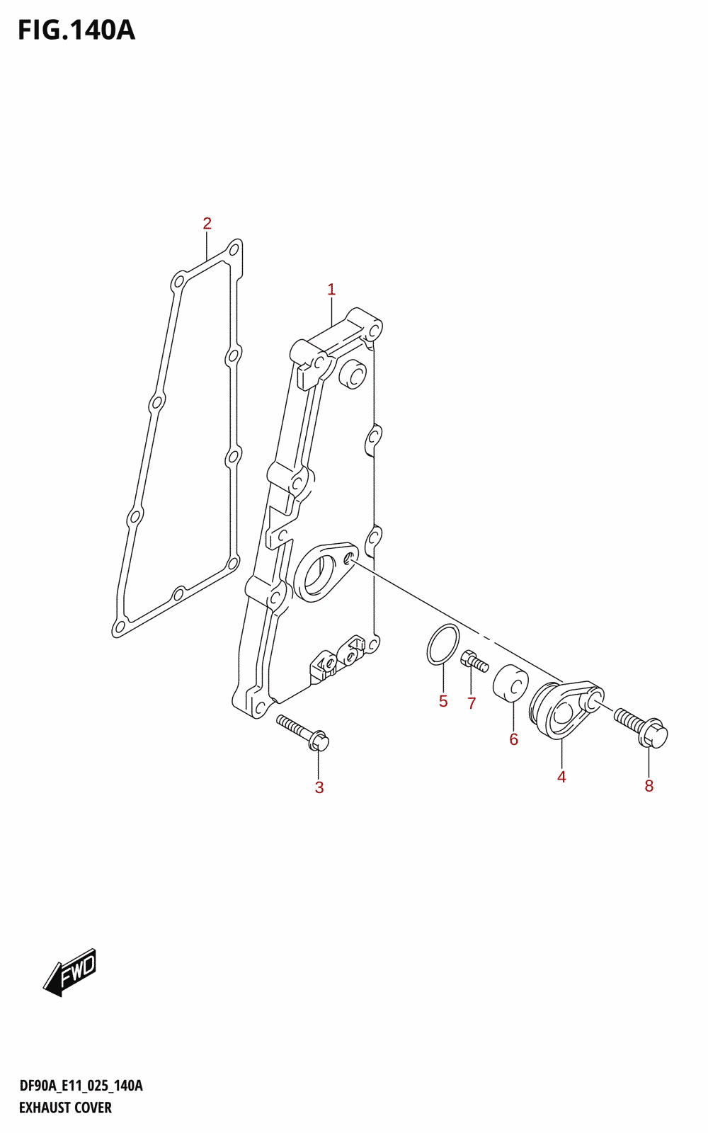 140A - EXHAUST COVER