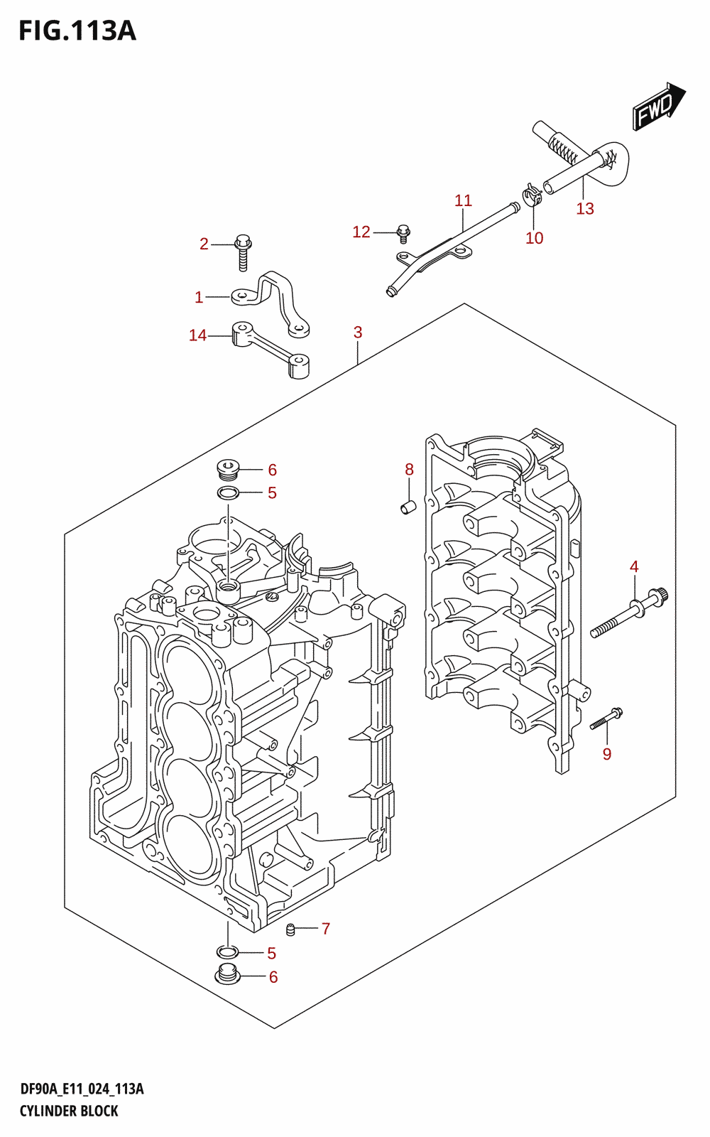 113A - CYLINDER BLOCK