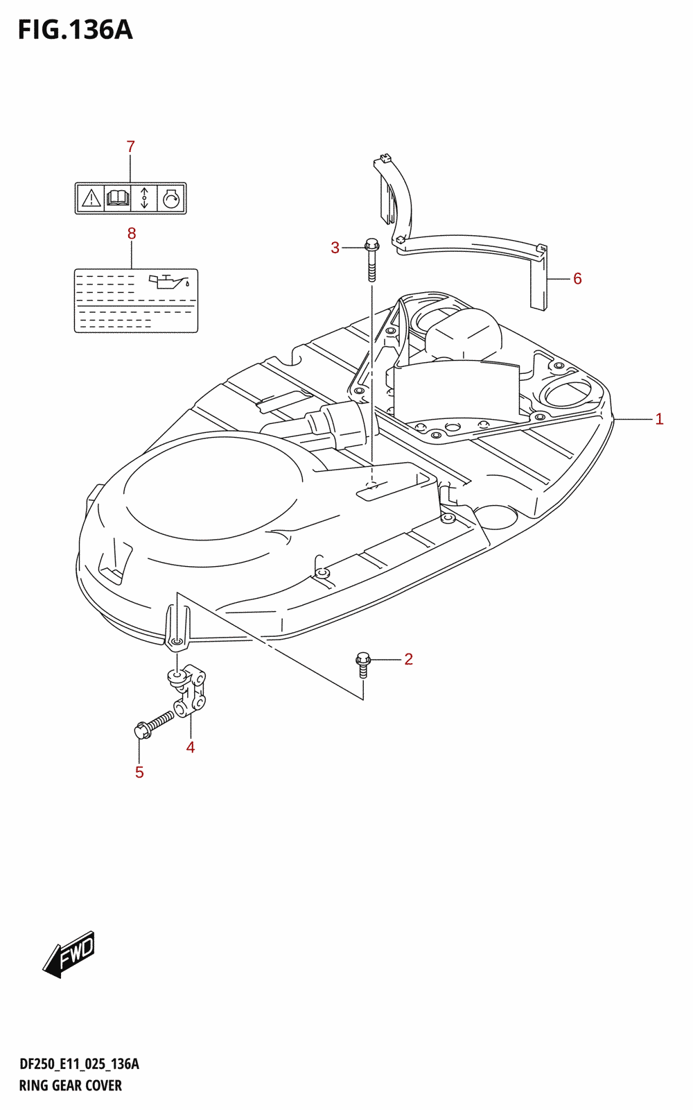 136A - RING GEAR COVER