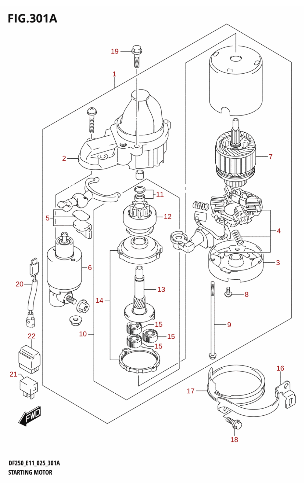 301A - STARTING MOTOR (024)