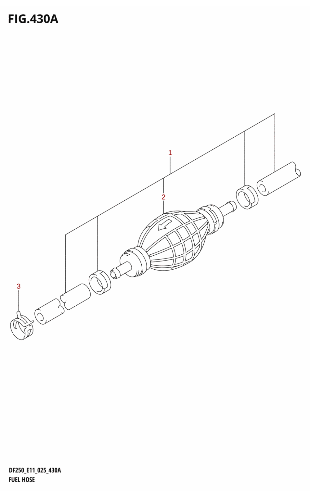 430A - FUEL HOSE (E01,E11,E40)