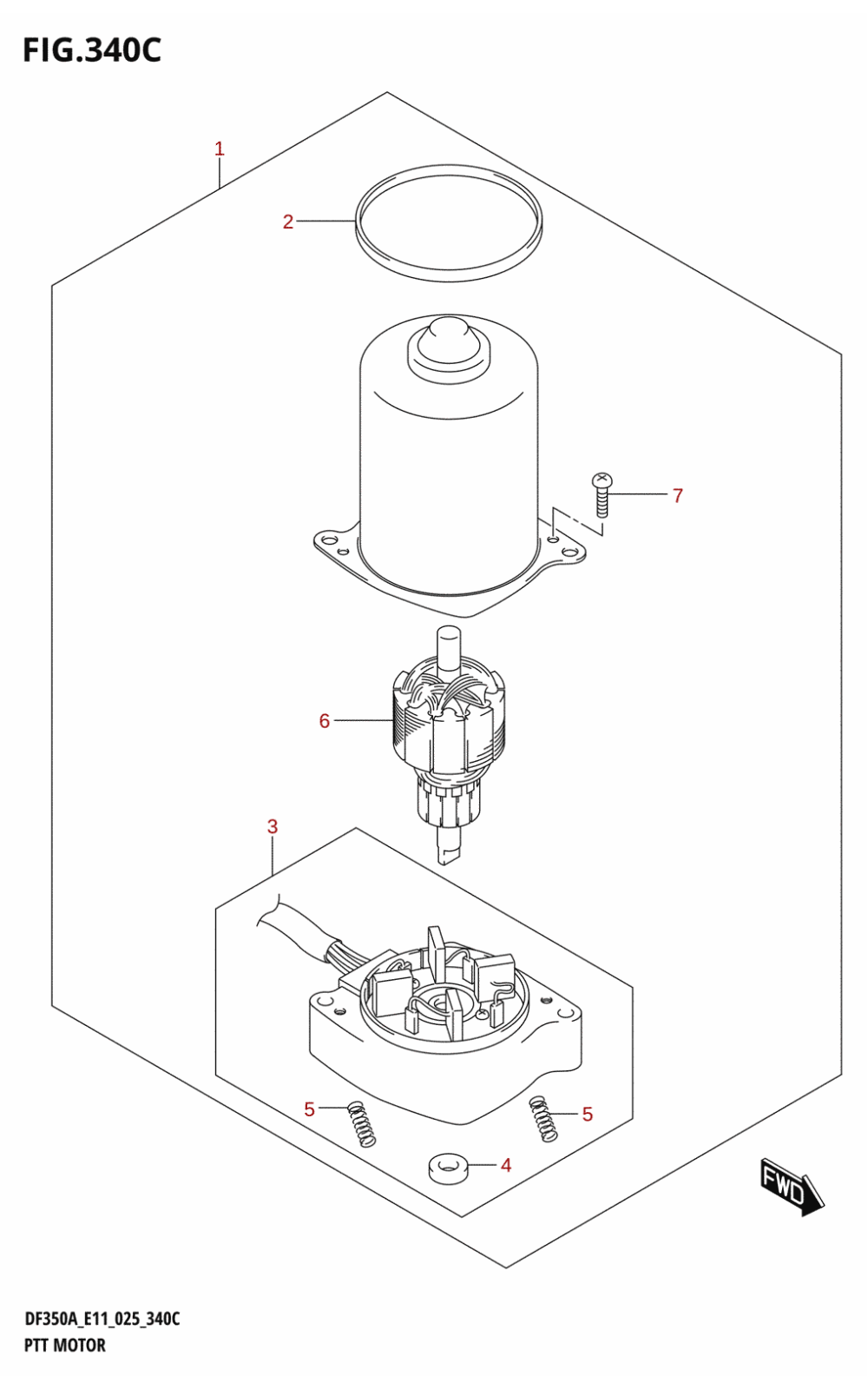 340C - PTT MOTOR (DF350AMD,DF300BMD)