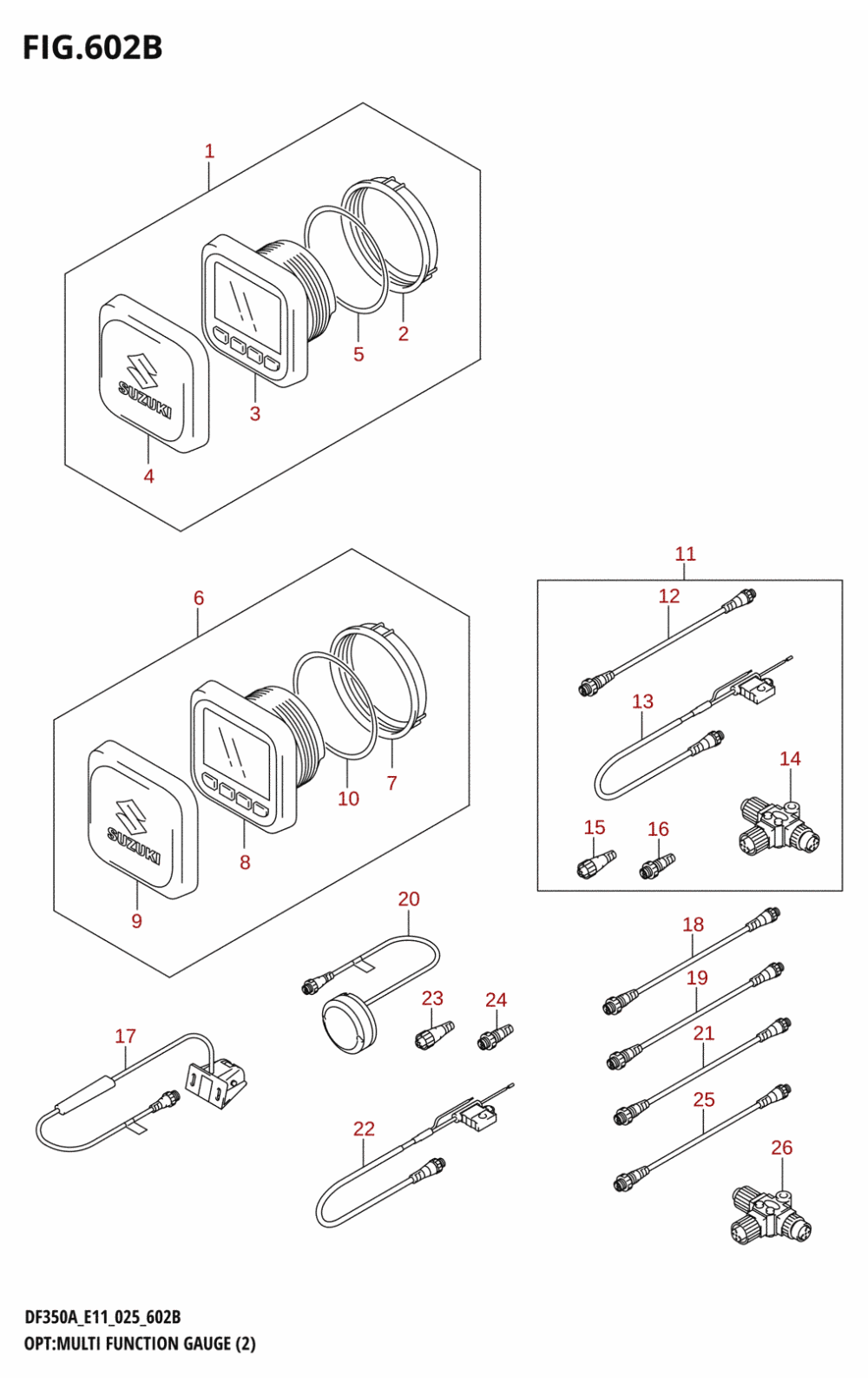 602B - OPT:MULTI FUNCTION GAUGE (2) (E40)