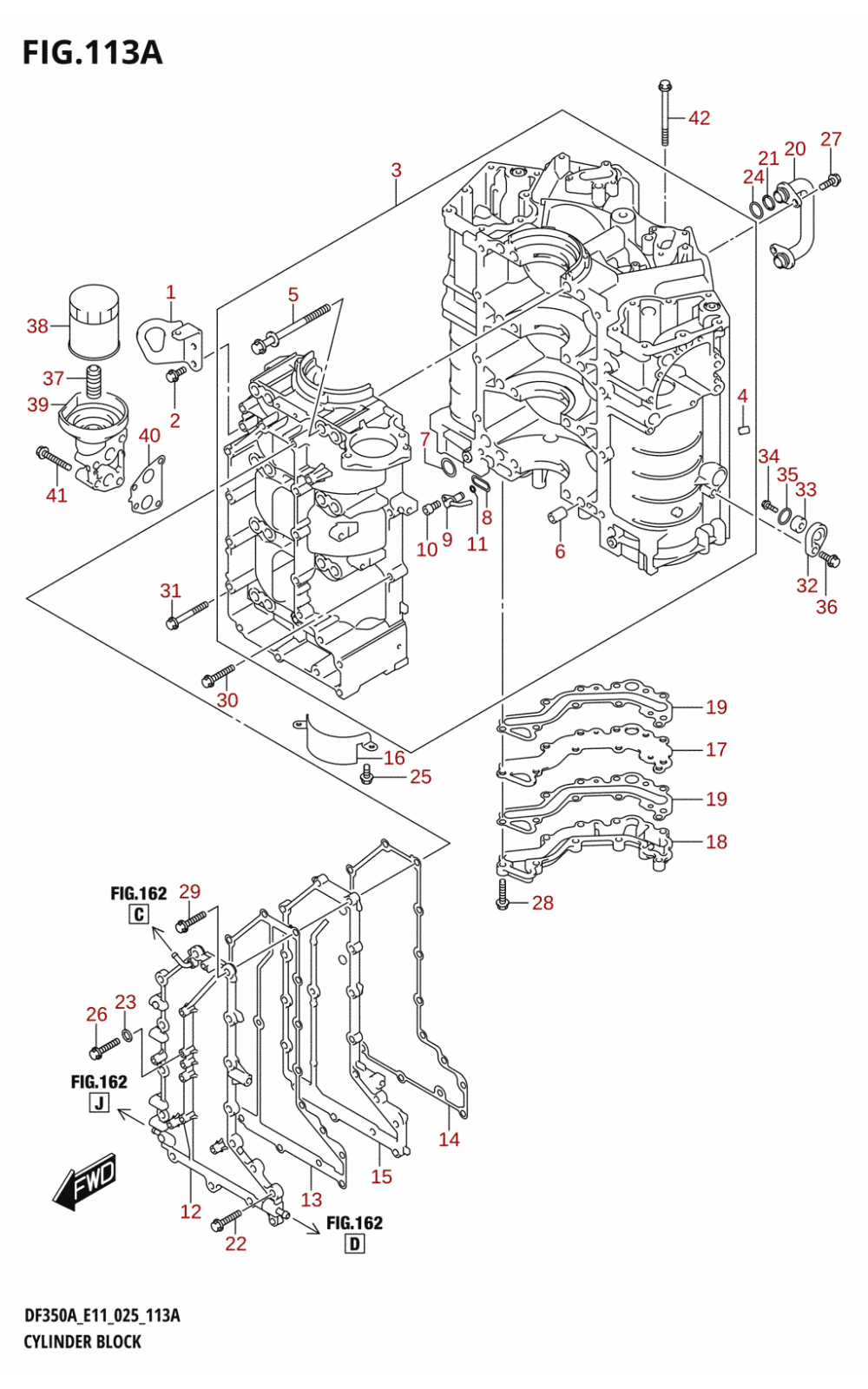 113A - CYLINDER BLOCK