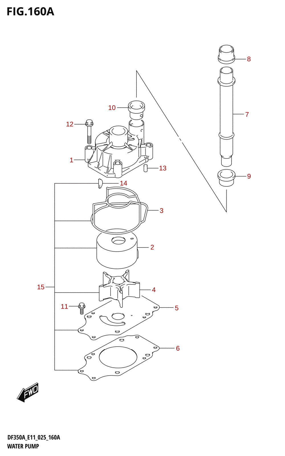 160A - WATER PUMP