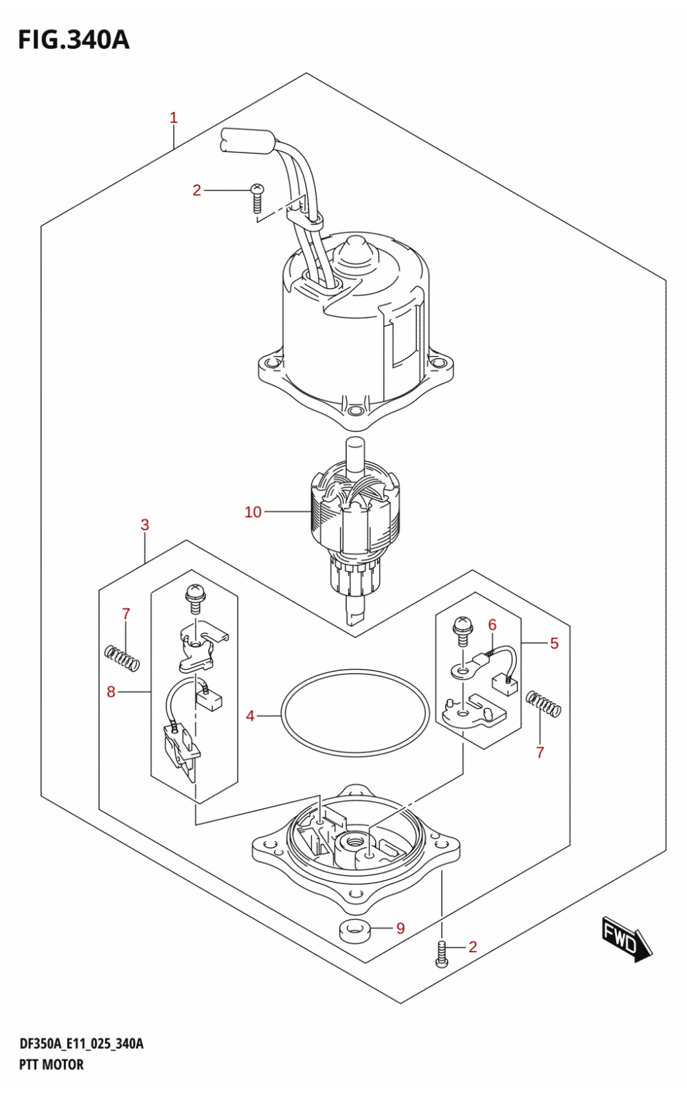 340A - PTT MOTOR (DF350A,DF325A,DF300B)