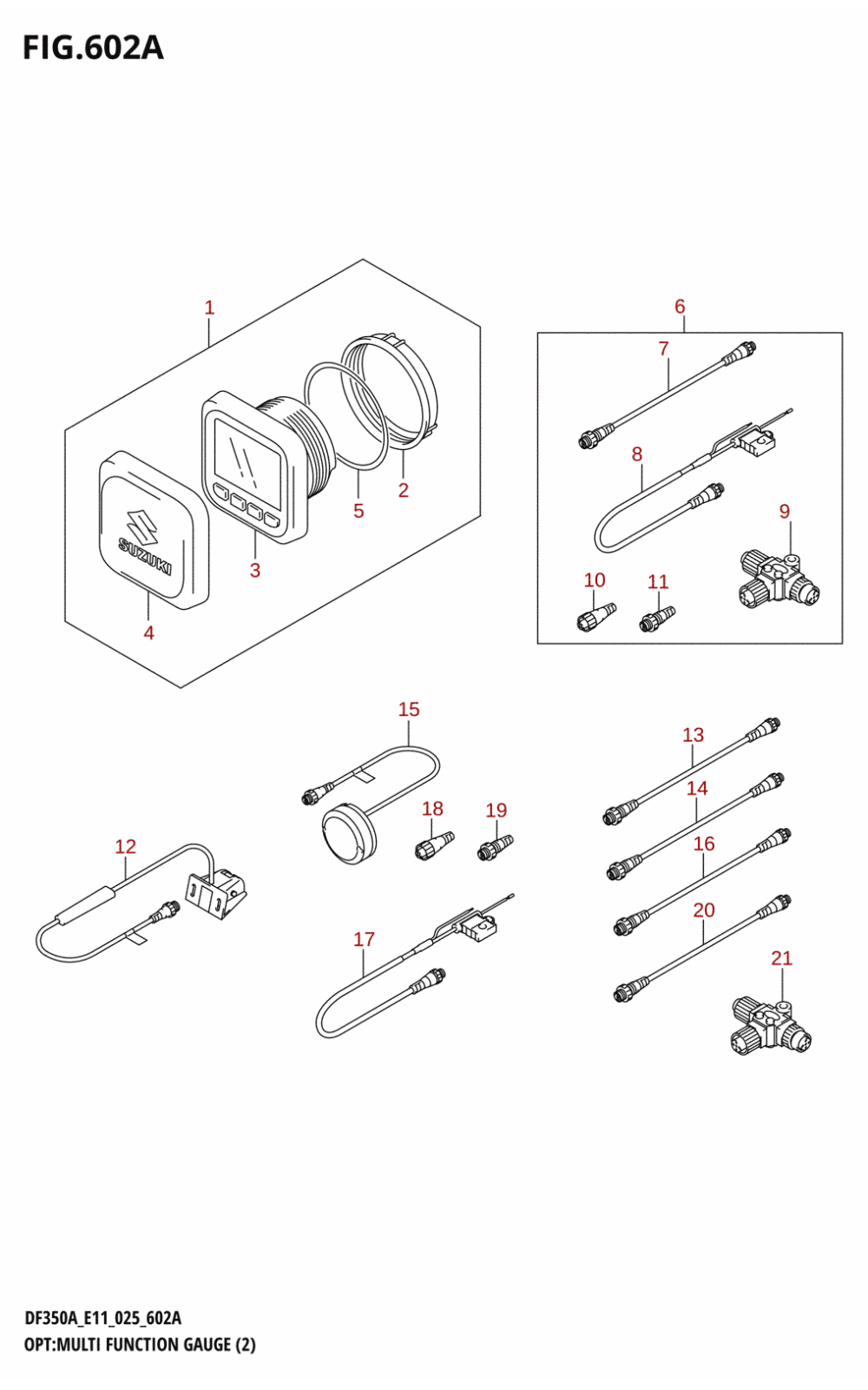 602A - OPT:MULTI FUNCTION GAUGE (2) (E11,E01)