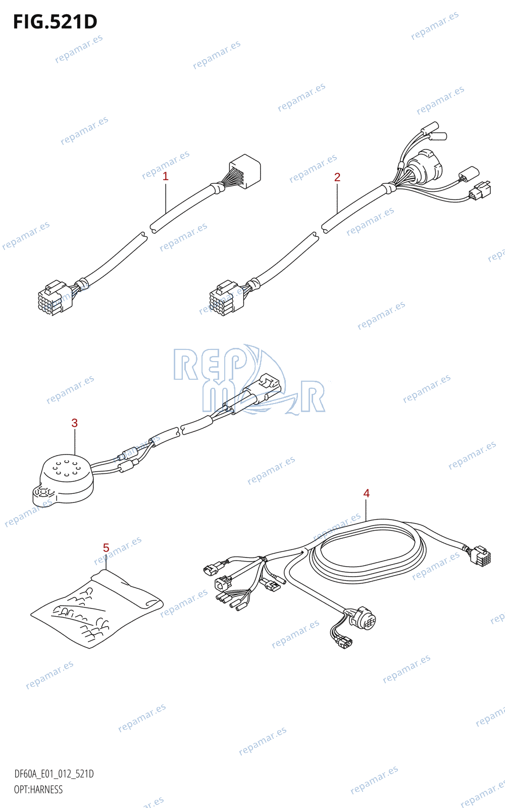 521D - OPT:HARNESS (DF50A:E01)