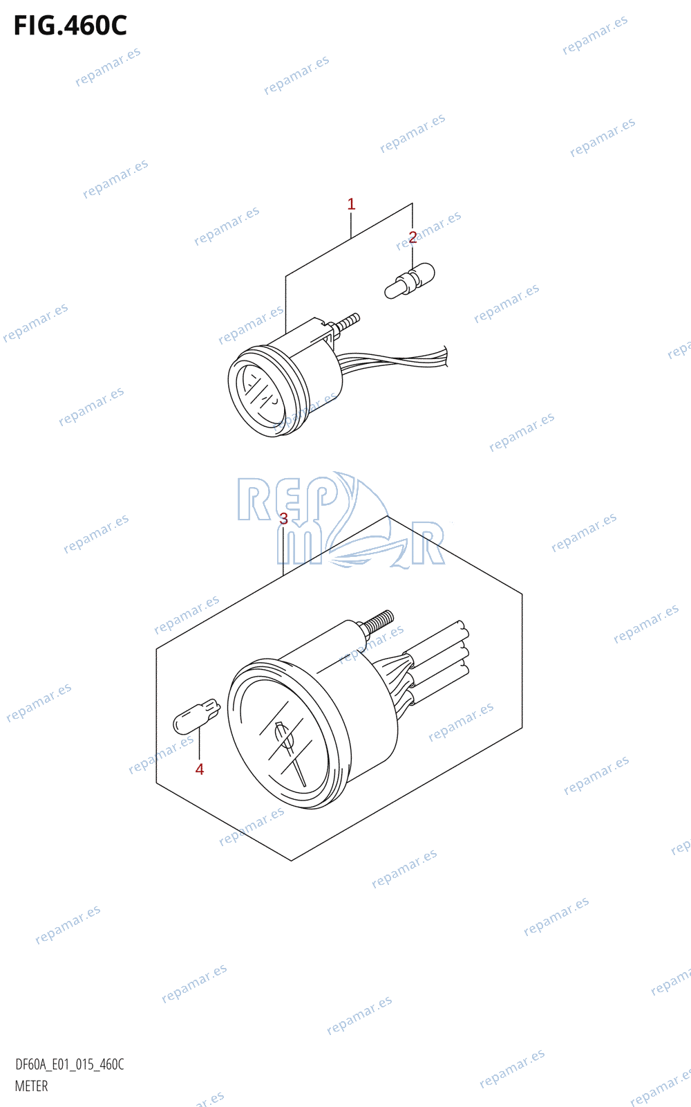 460C - METER (DF50A:E01)