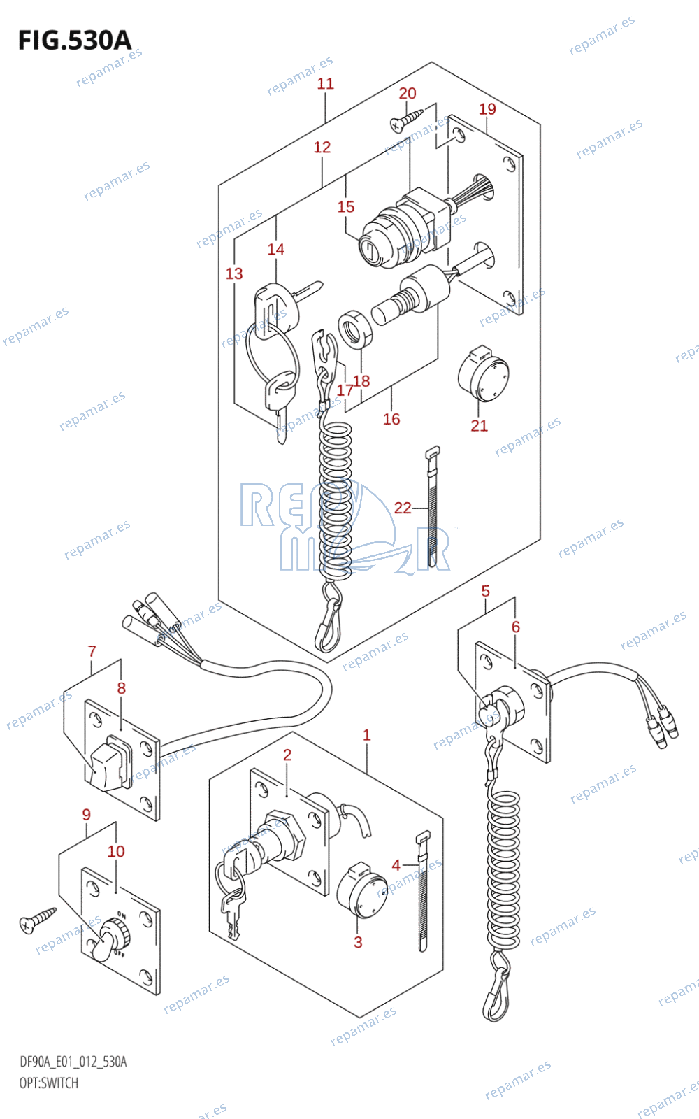 530A - OPT:SWITCH (DF70A:E01)