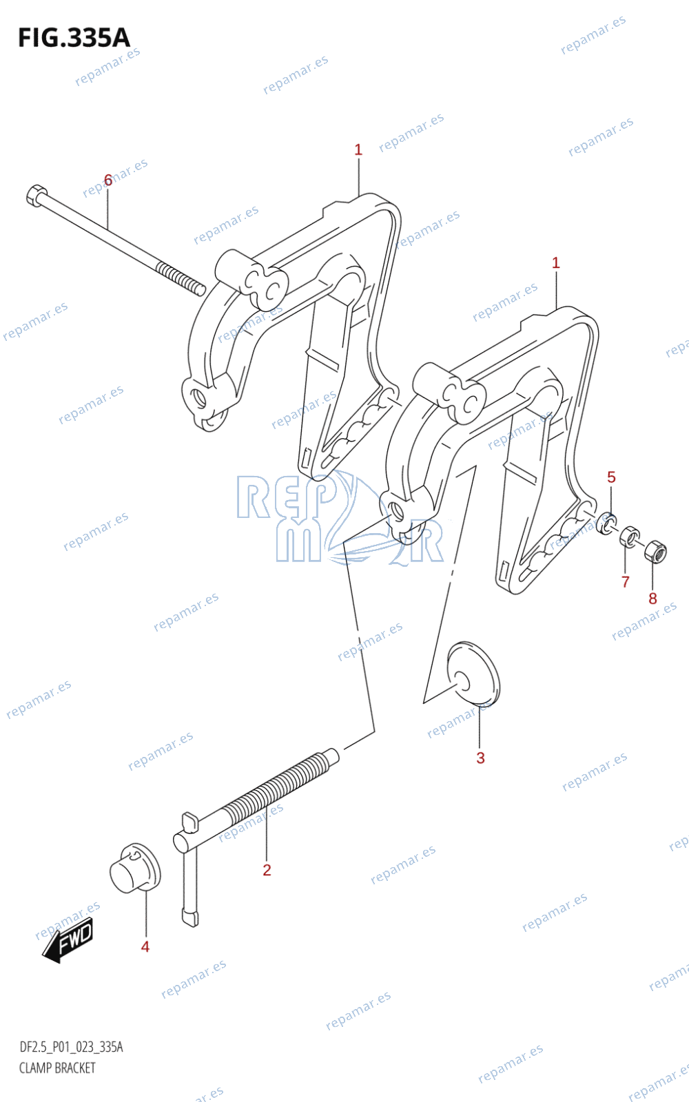 335A - CLAMP BRACKET