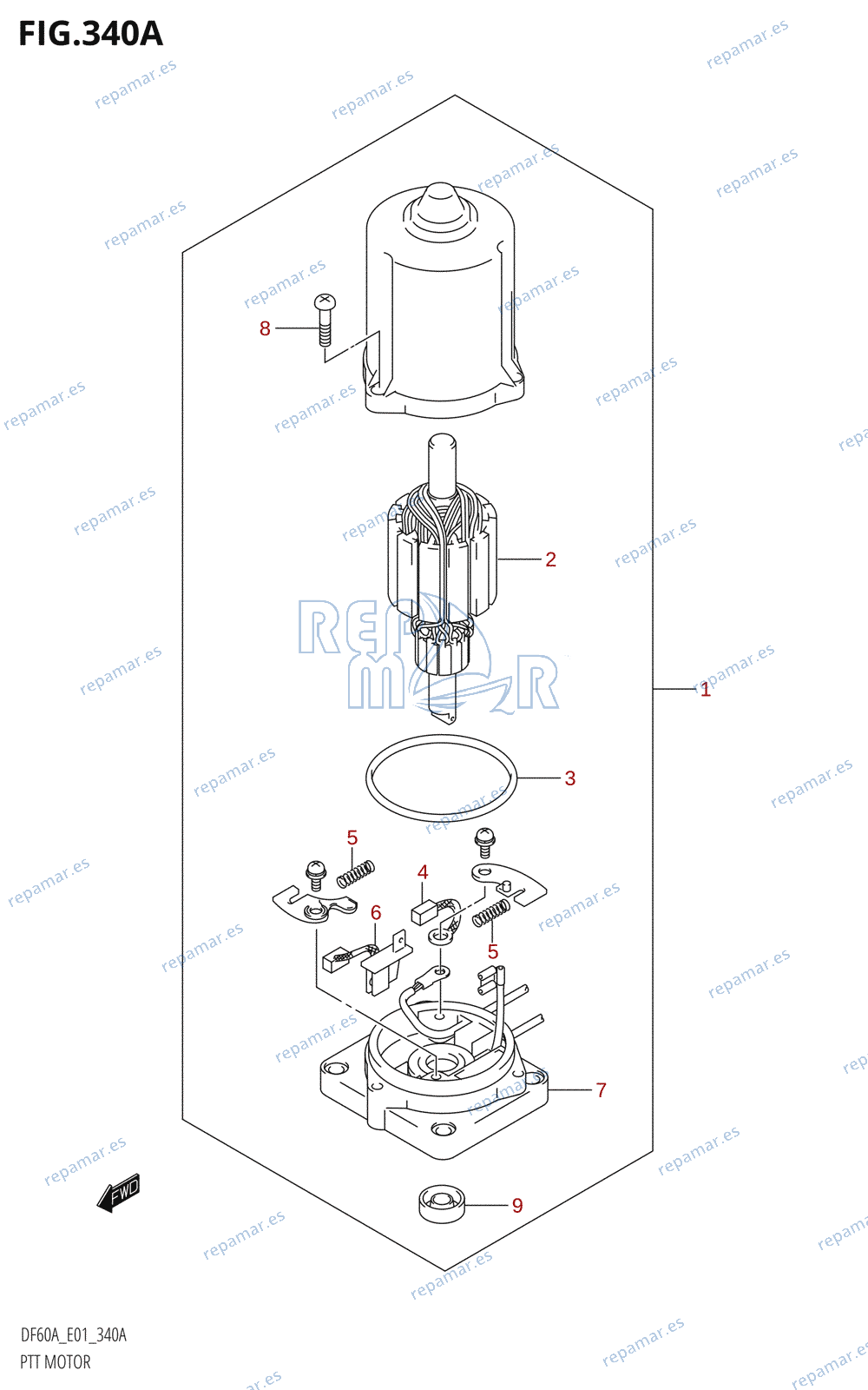 340A - PTT MOTOR