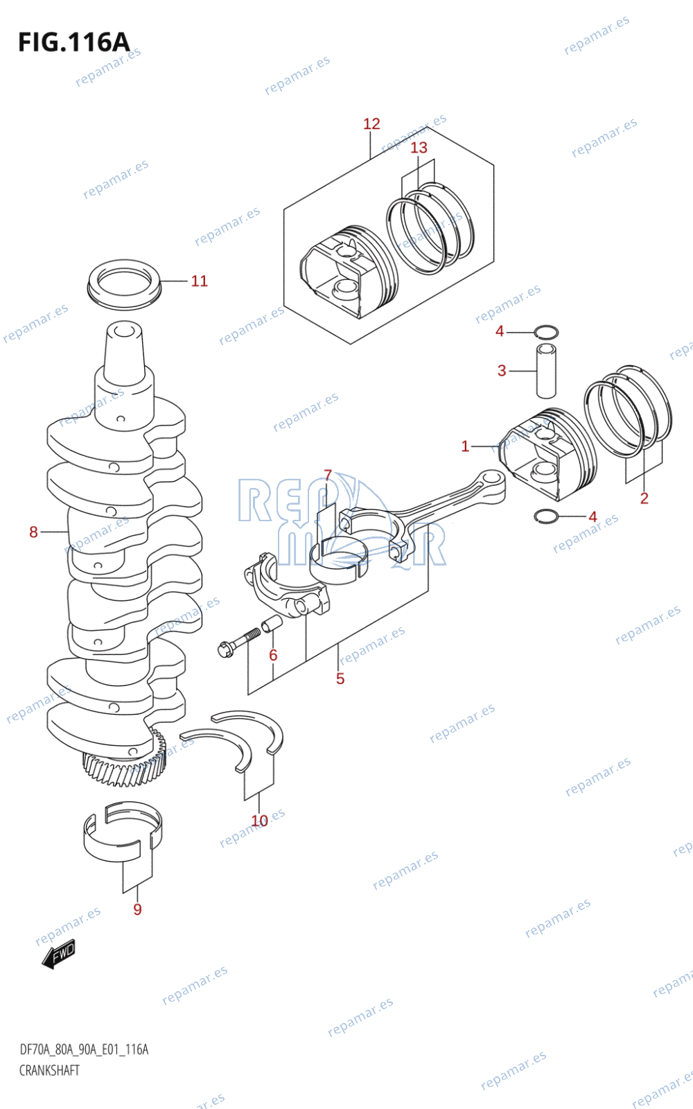 116A - CRANKSHAFT