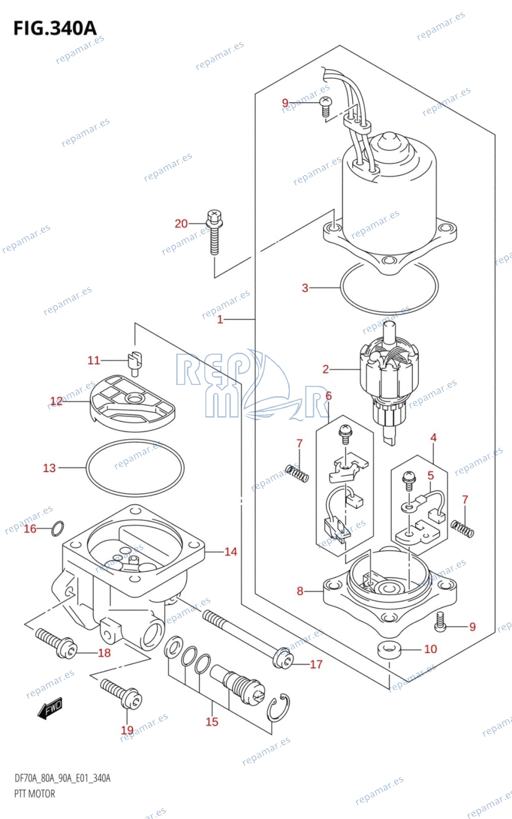 340A - PTT MOTOR