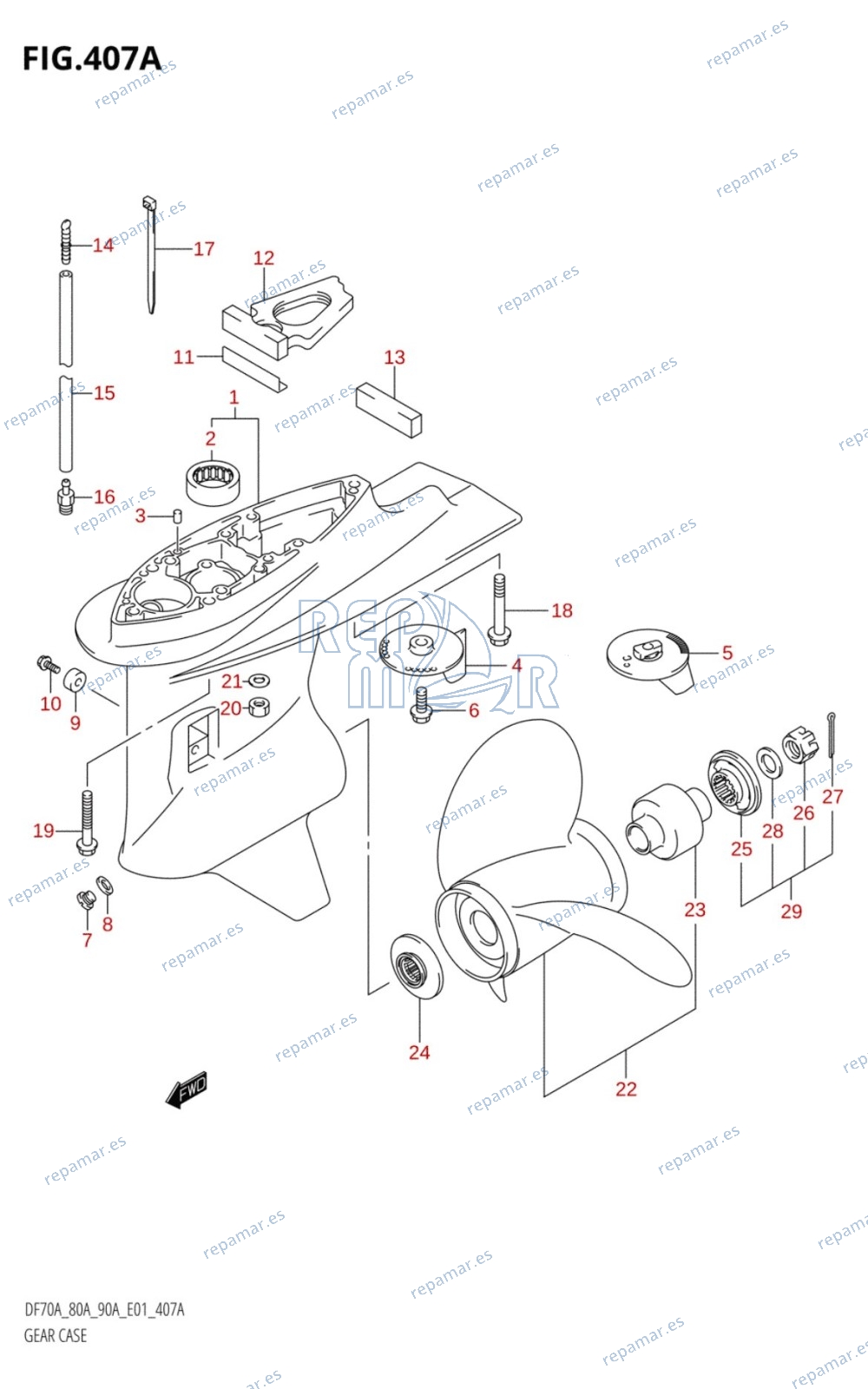 407A - GEAR CASE