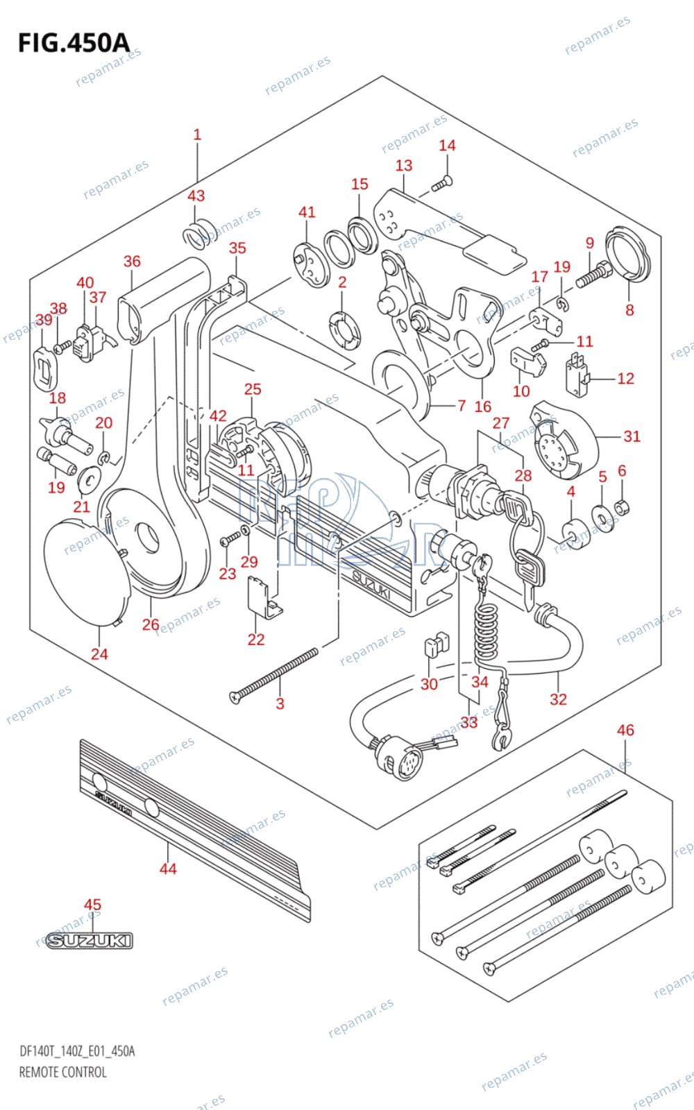 450A - REMOTE CONTROL (K2,K3)