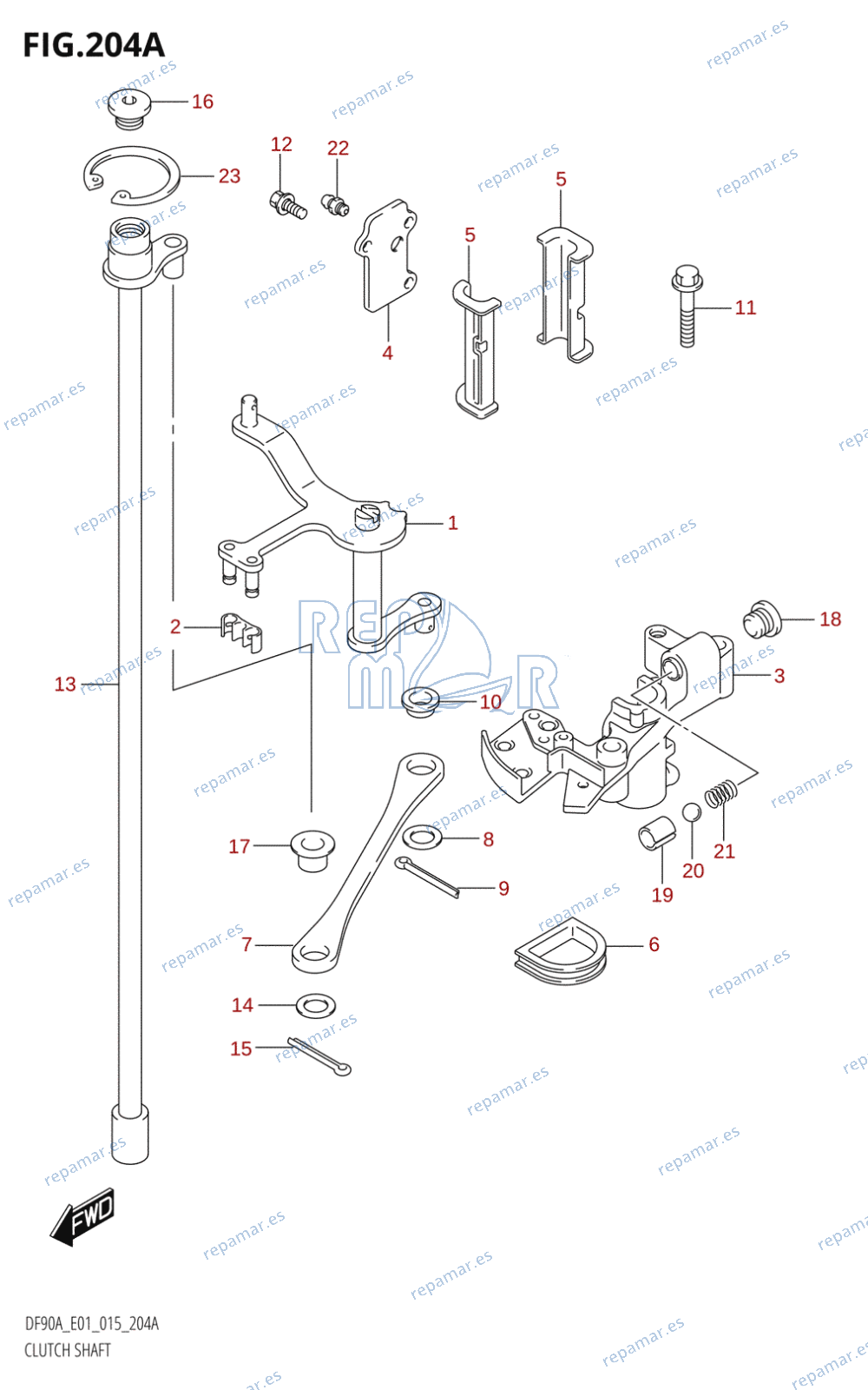 204A - CLUTCH SHAFT