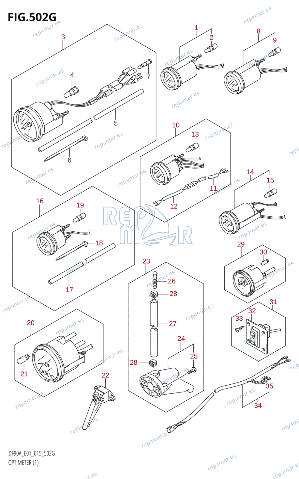 502G - OPT:METER (1) (DF90A:E01)