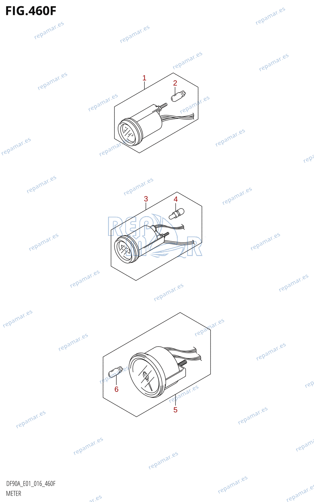 460F - METER (DF90A:E01)