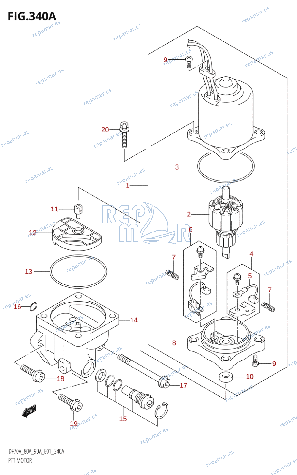 340A - PTT MOTOR