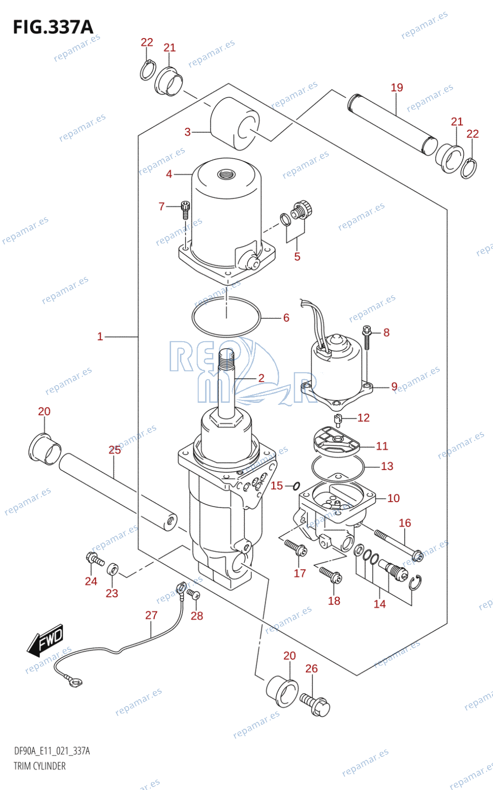 337A - TRIM CYLINDER