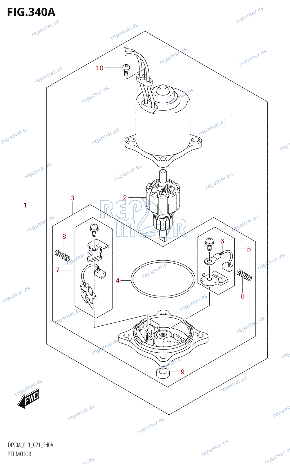 340A - PTT MOTOR