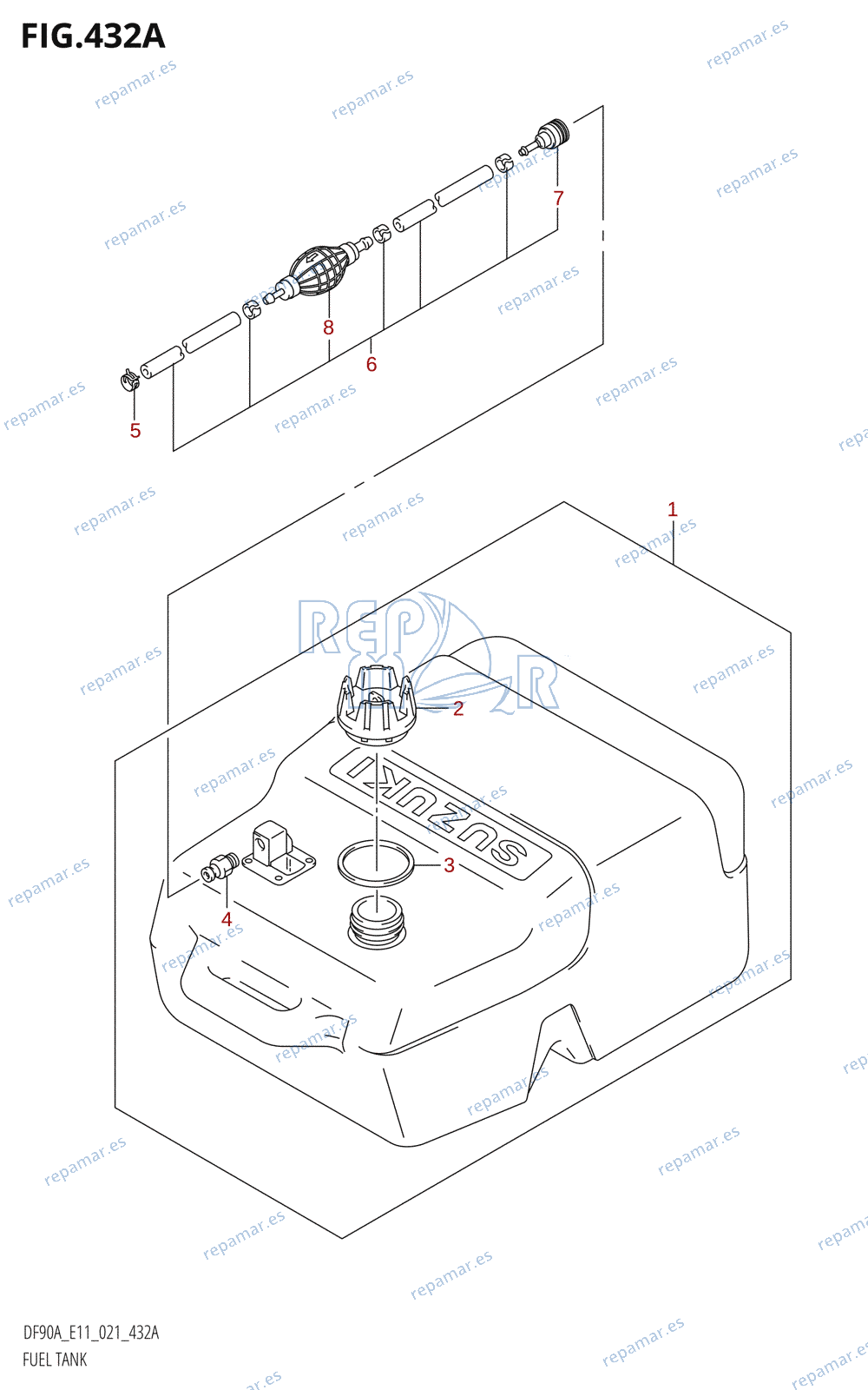 432A - FUEL TANK (E01,E11,E40)