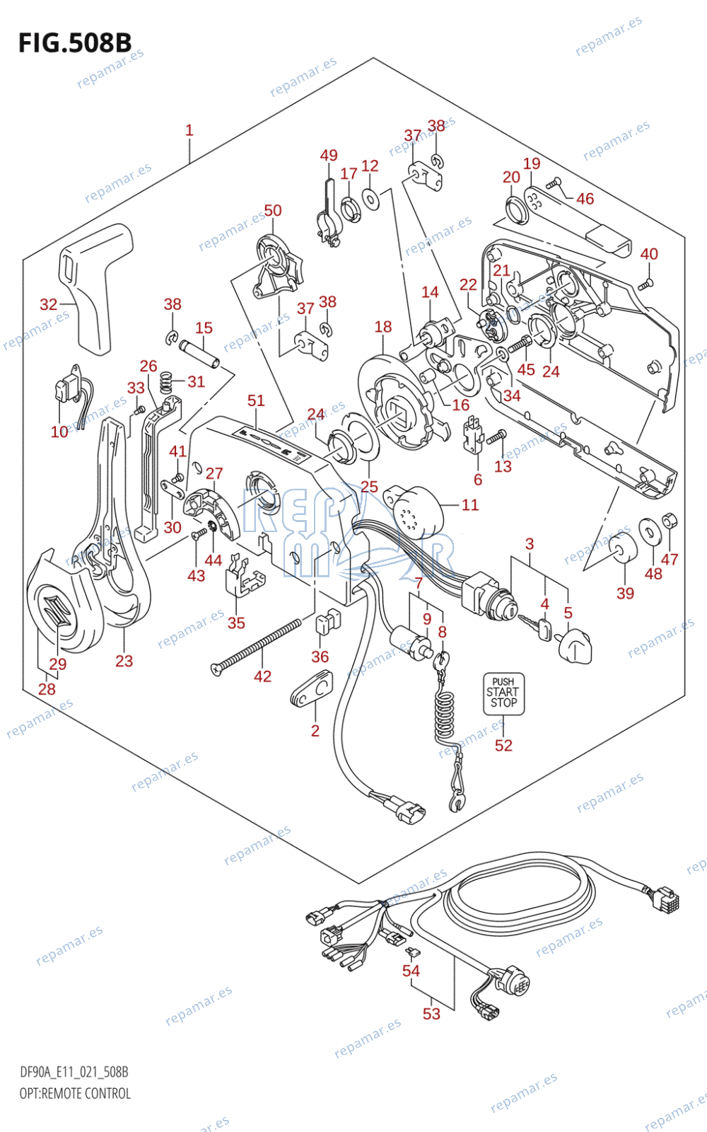 508B - OPT:REMOTE CONTROL (E01,E11,E40) (KLS)