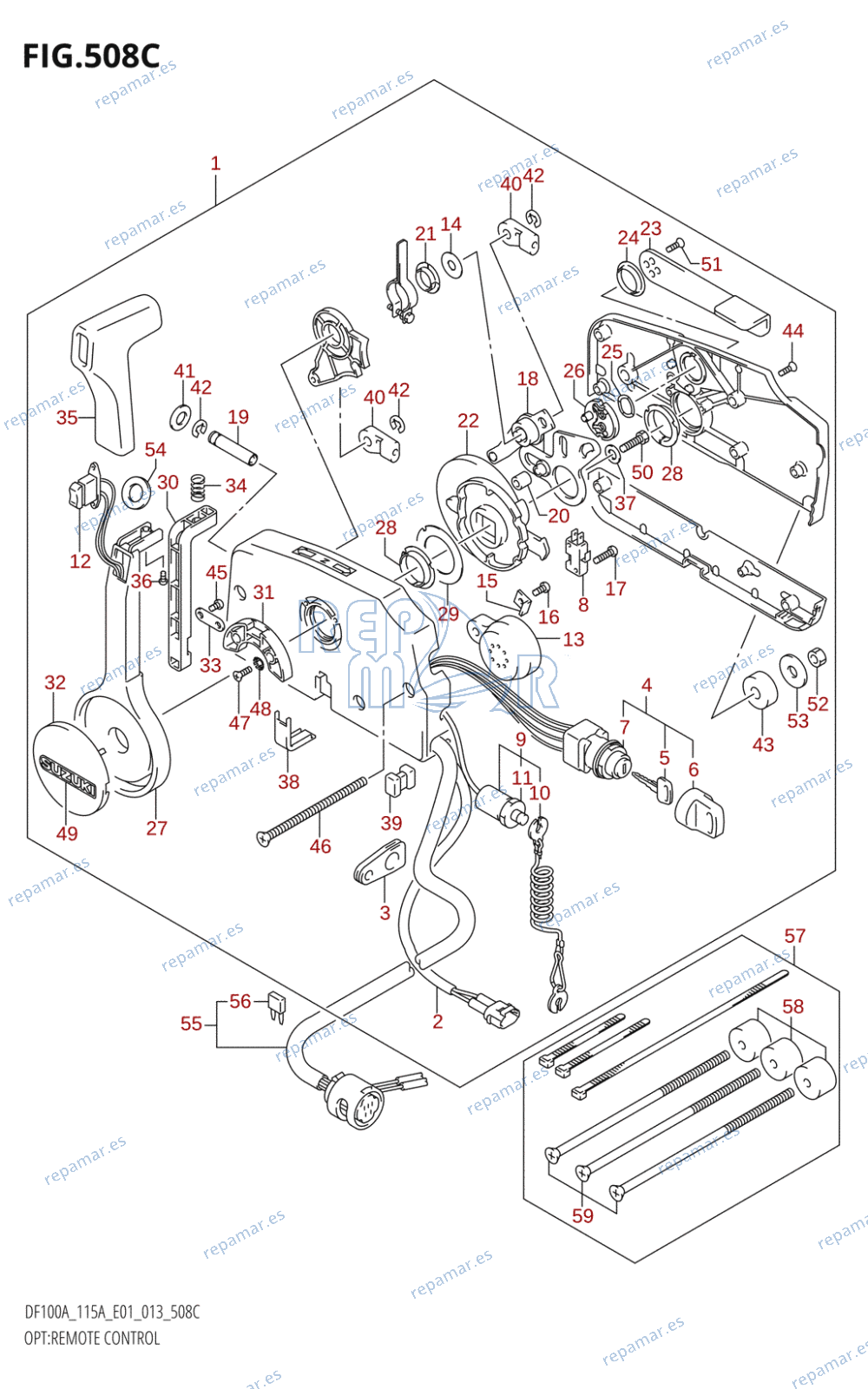 508C - OPT:REMOTE CONTROL (DF115AT:E01)