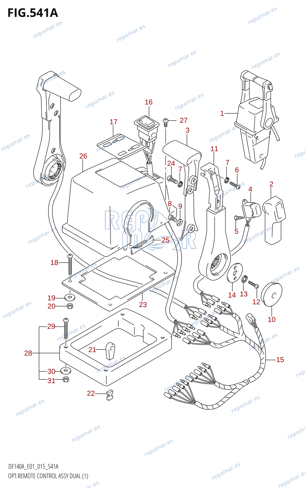 541A - OPT:REMOTE CONTROL ASSY DUAL (1)