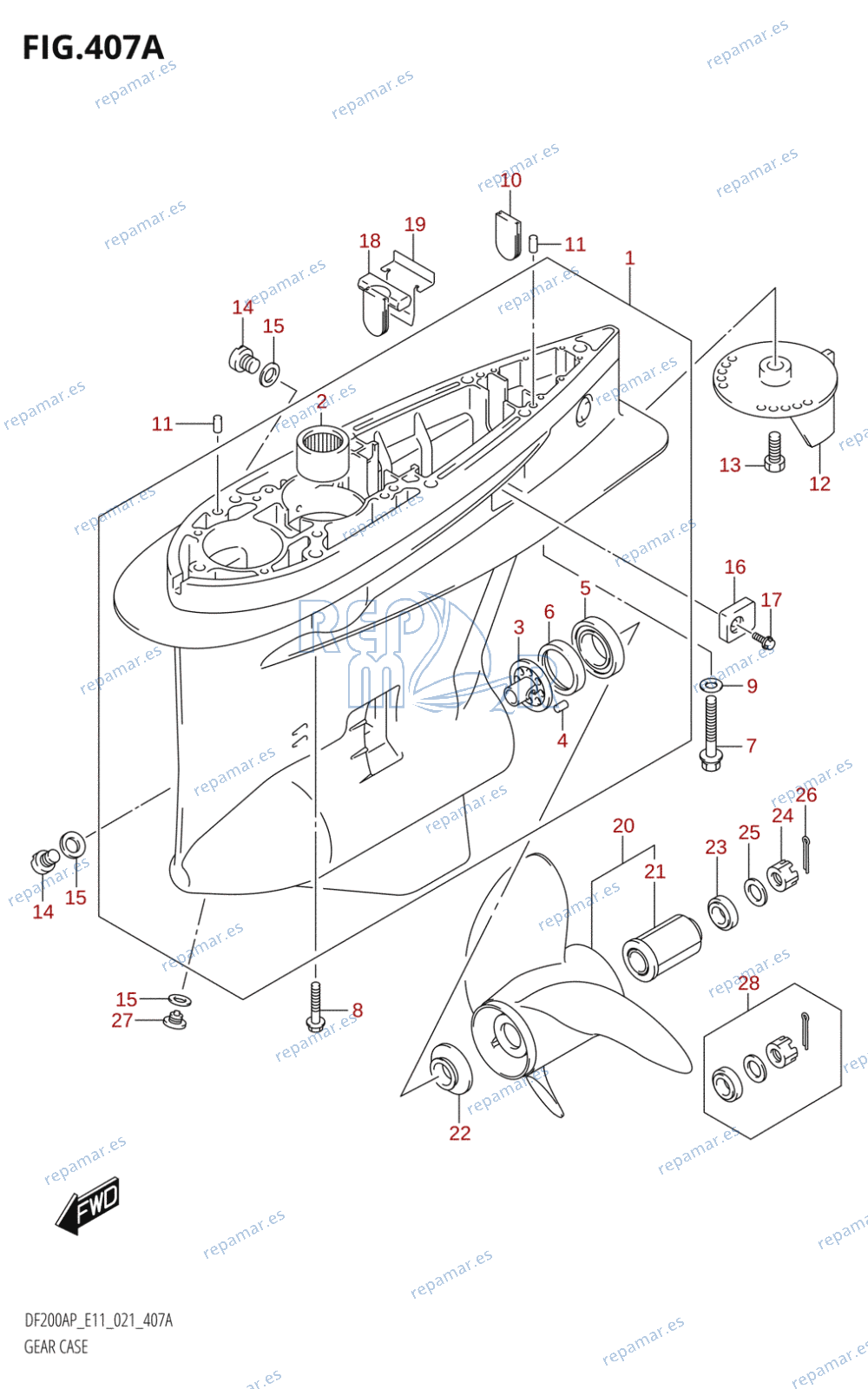 407A - GEAR CASE