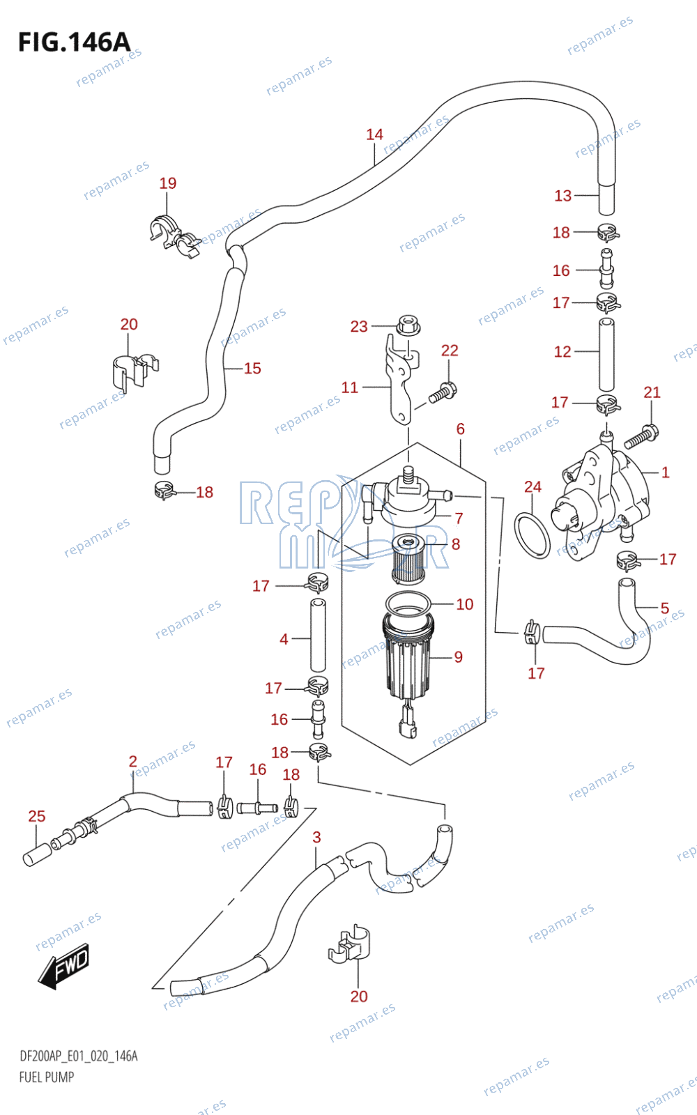 146A - FUEL PUMP (E01)