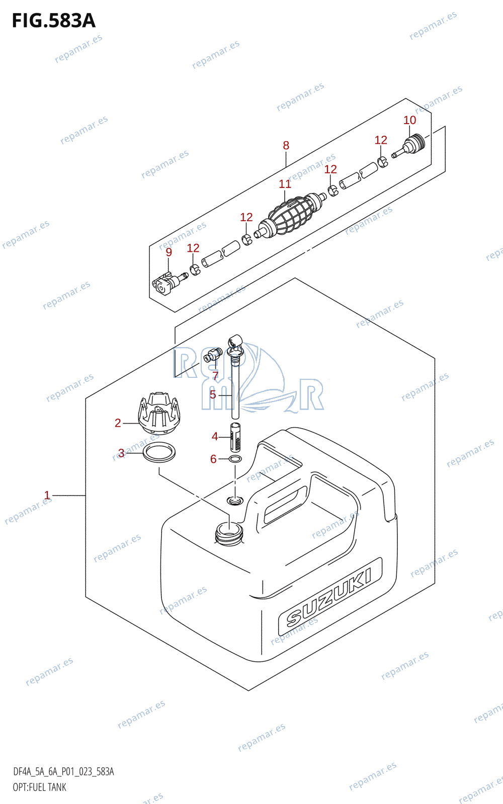 583A - OPT:FUEL TANK (DF5A,DF6A)