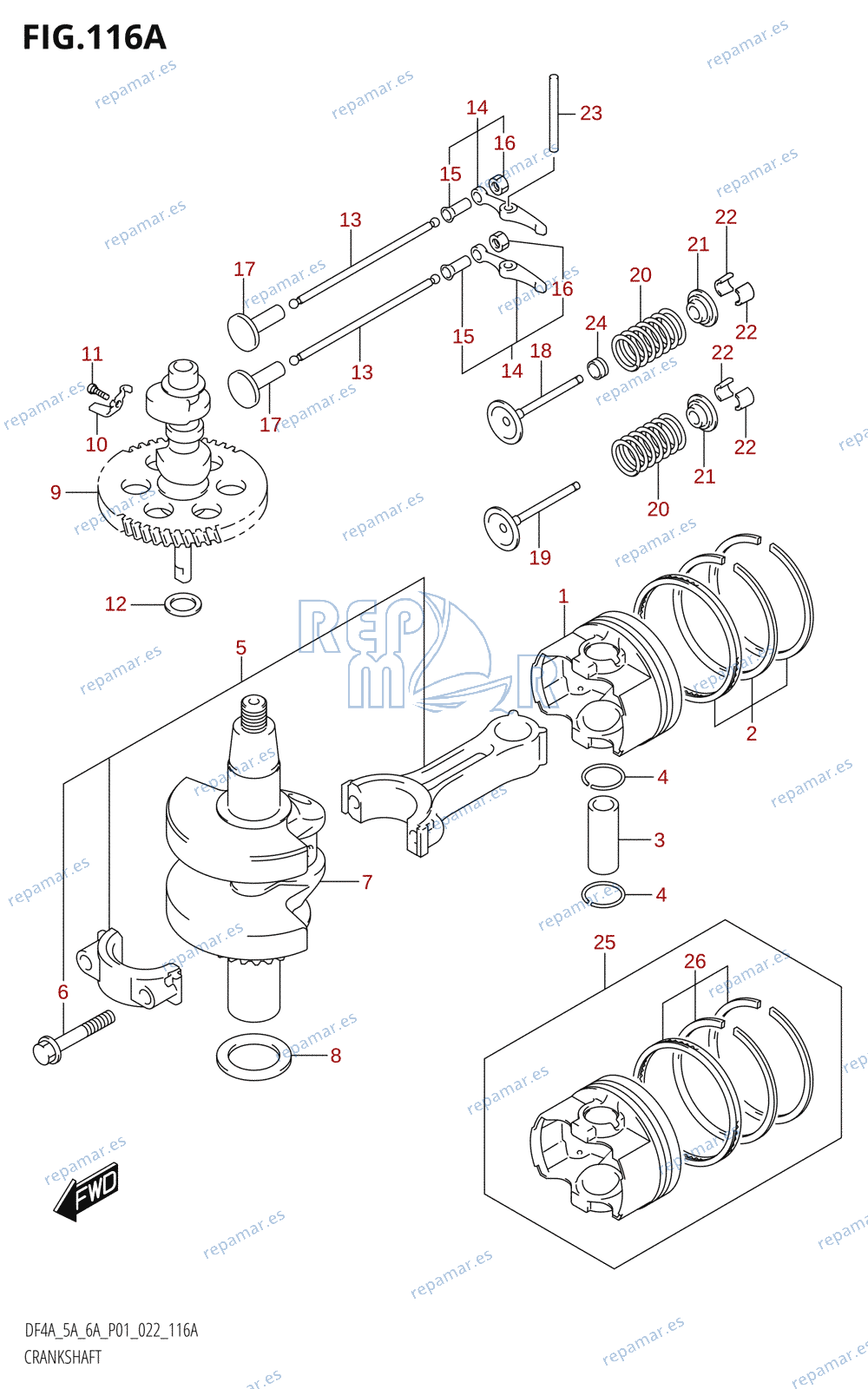 116A - CRANKSHAFT