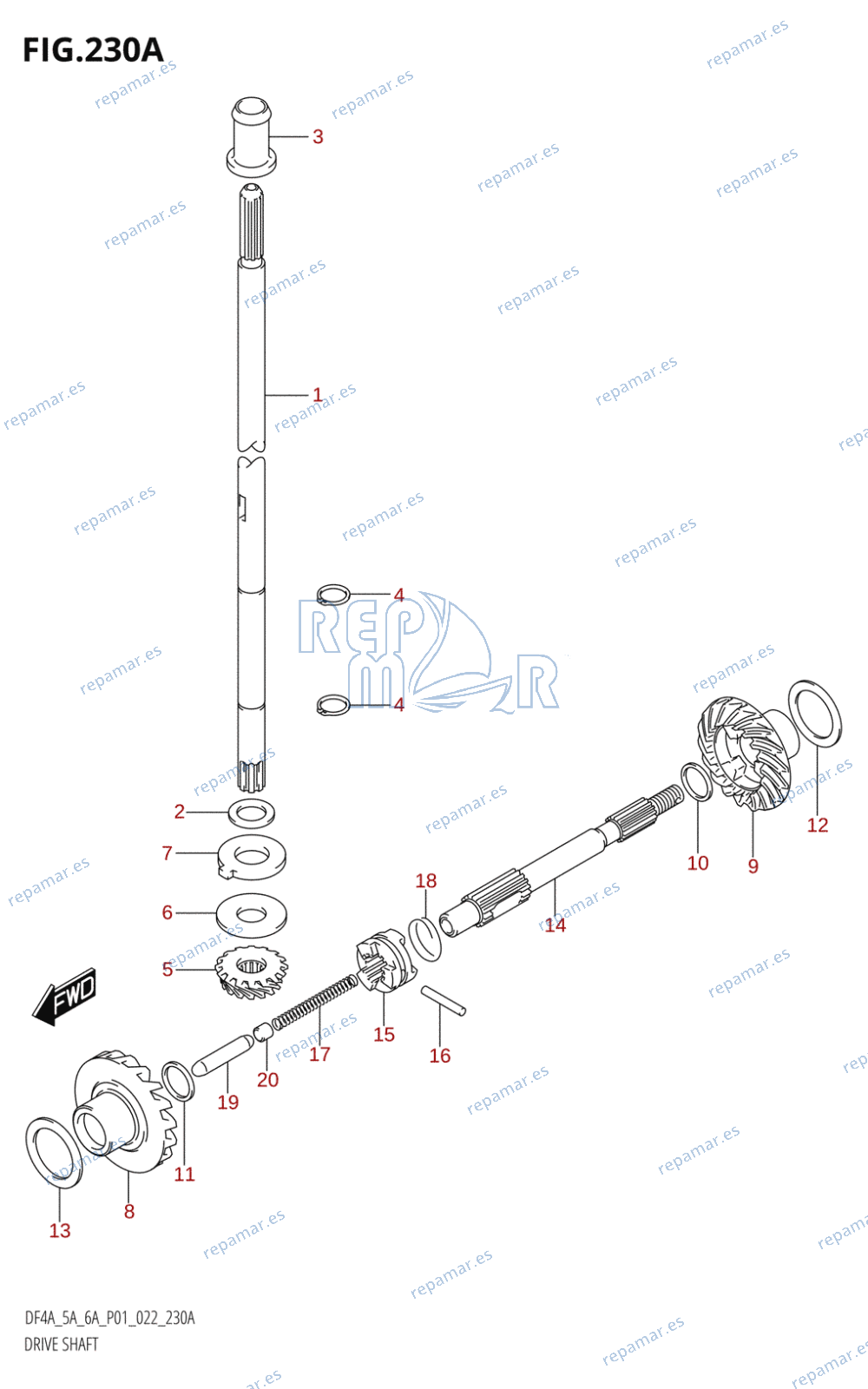 230A - DRIVE SHAFT