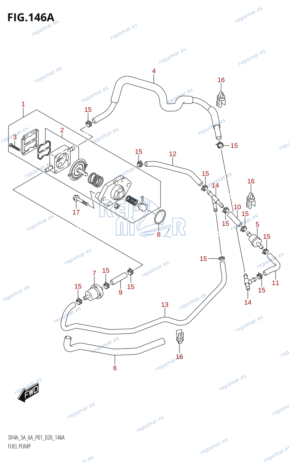 146A - FUEL PUMP (DF4A:P01)