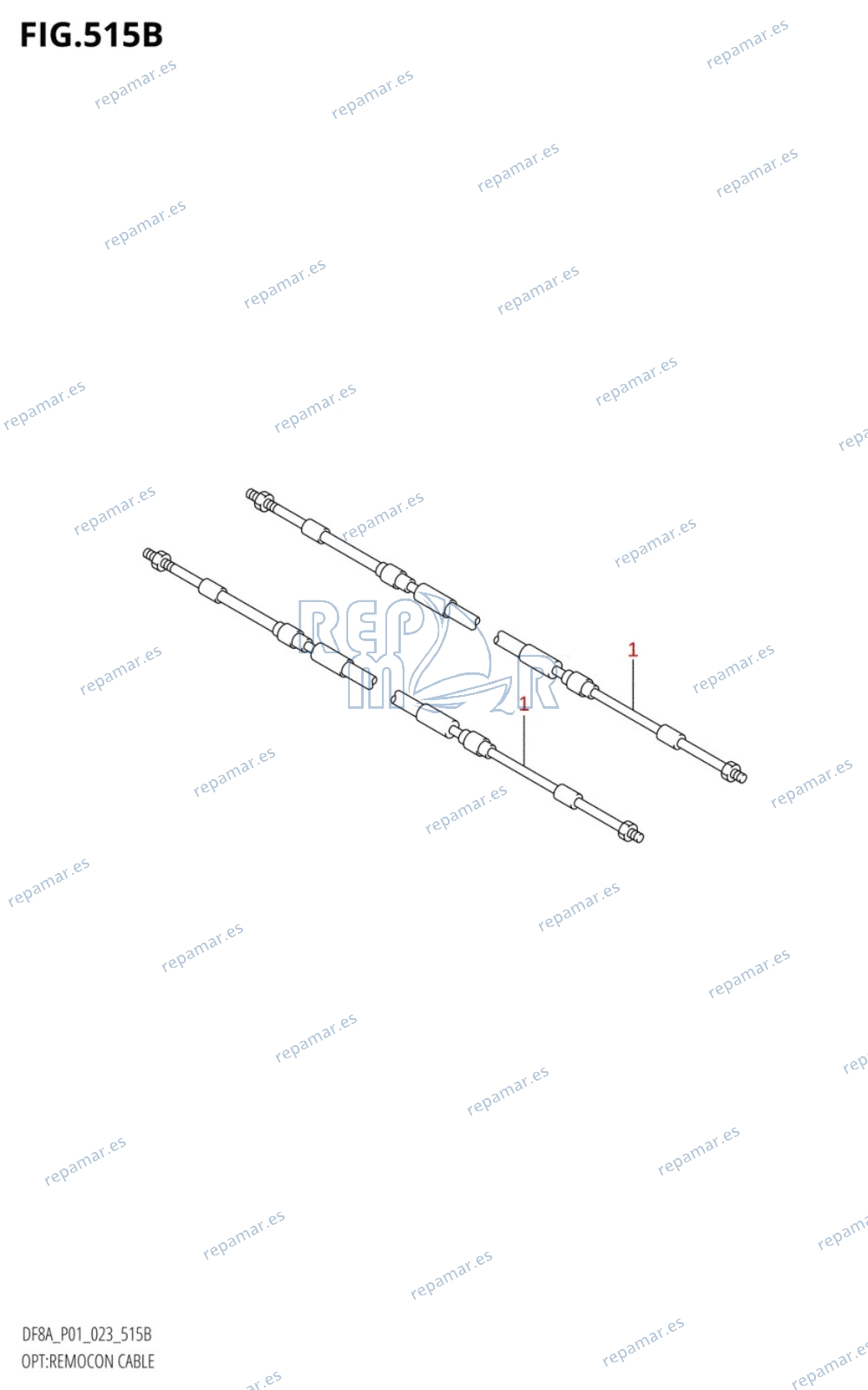 515B - OPT:REMOCON CABLE ((DF8A,DF9.9A):023)