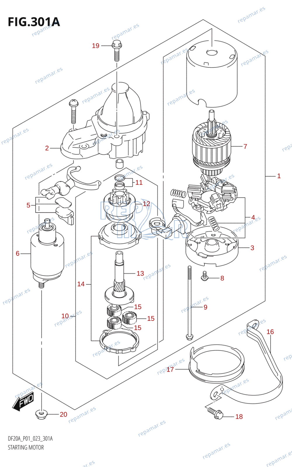 301A - MOTOR ARRANQUE (W /​ ELECTRIC STARTER)