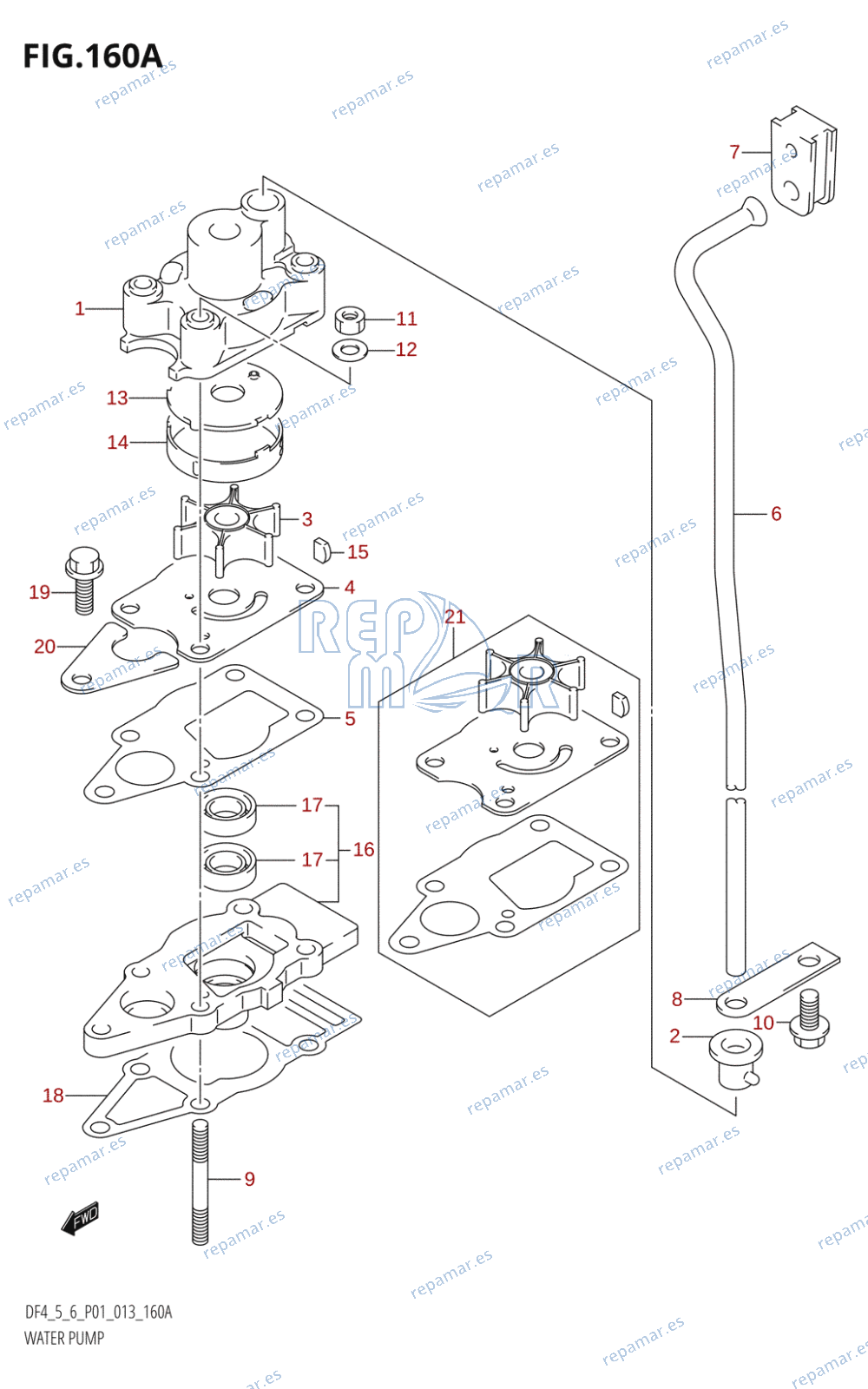 160A - WATER PUMP