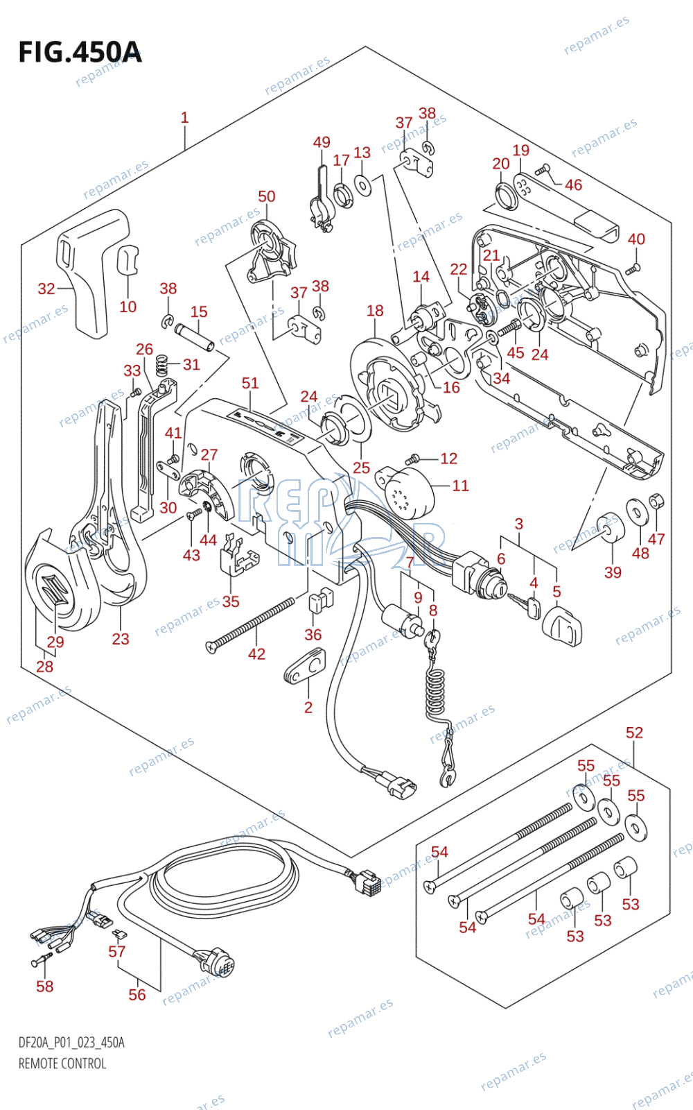 450A - CONTROL REMOTO (SEE NOTE)