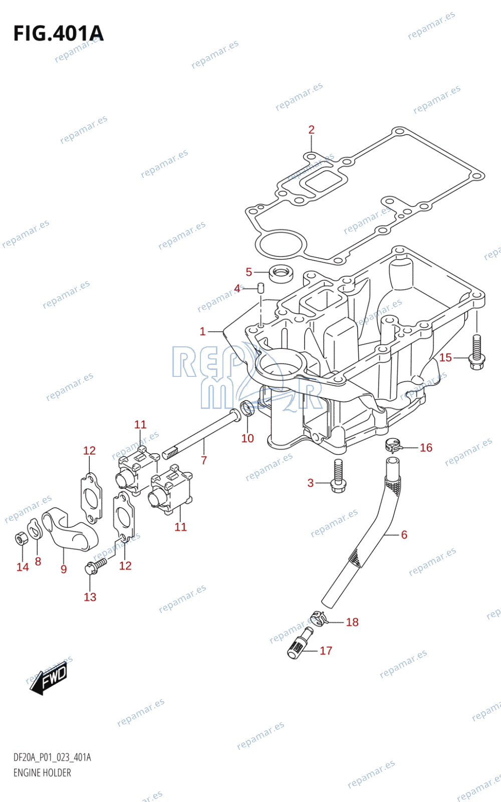 401A - SOPORTE MOTOR