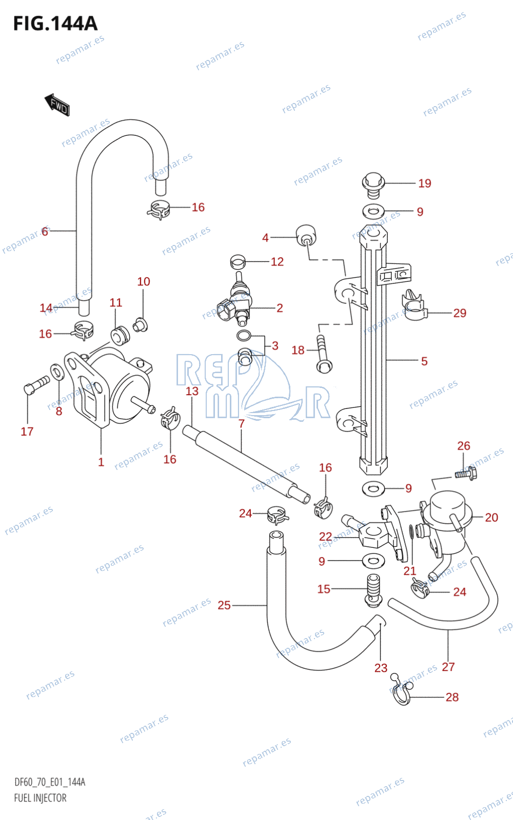 144A - FUEL INJECTOR (W,X)