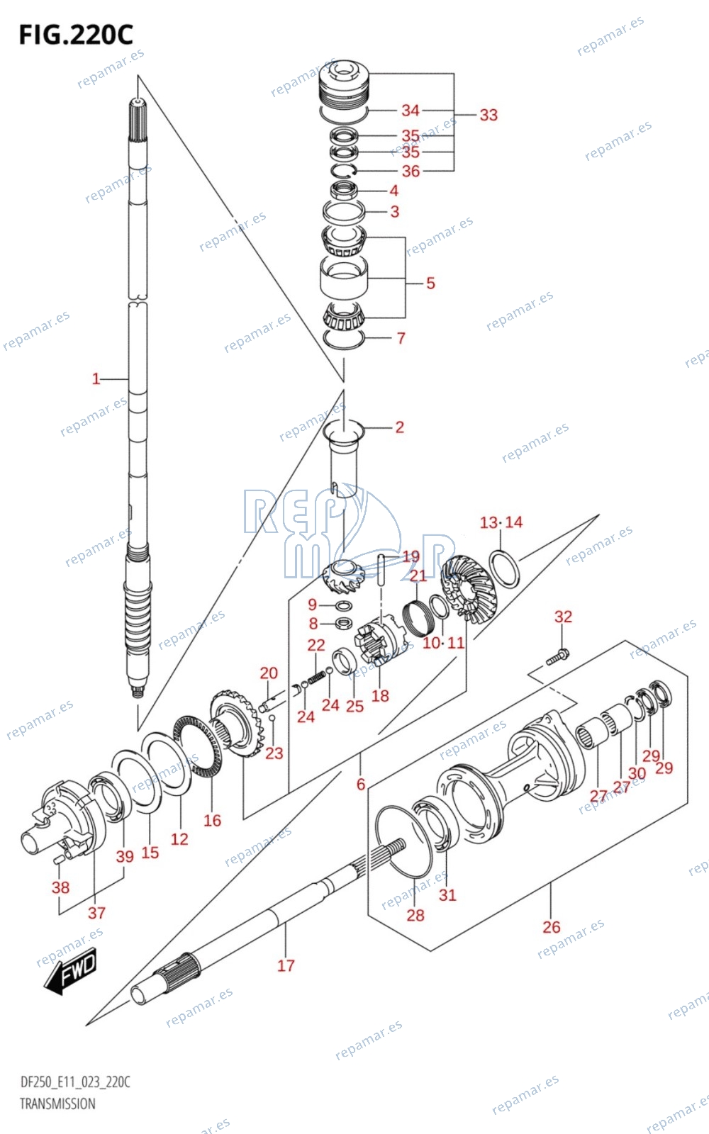 220C - TRANSMISSION (DF225T)